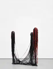 Eva Rothschild, Soldier of Fortune, 2006, leather, steel