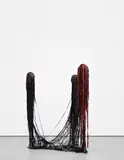 Eva Rothschild, Soldier of Fortune, 2006, leather, steel