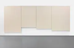 Gary Hume, Four Subtle Doors, 1991, household gloss paint on canvas, in four parts
