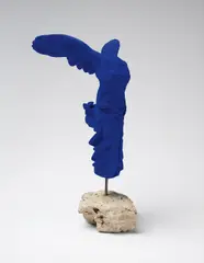 Yves Klein, La Victoire de Samothrace, (S 9), 1962, dry pigment, synthetic resin on plaster, metal, stone base