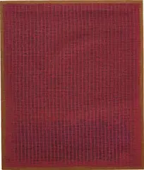 Untitled by Salvatore Emblema, 1979, volcanic soil on de-threaded burlap, offered Jun 2015