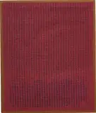 Salvatore Emblema, Untitled, 1979, volcanic soil on de-threaded burlap