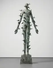 Mimmo Paladino, Caduto a Ragione (Fall for a Reason), 1995, bronze