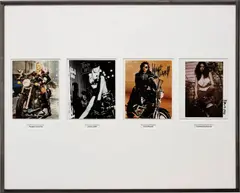 Untitled (Publicity) by Richard Prince, 2001, four photographs, in artist's steel frame, sold Jun 2015