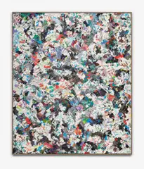 Dan Rees, Untitled, 2011-2, plasticine on wood, in artist's frame