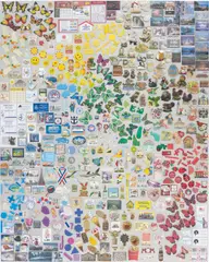 Nick Darmstaedter, Muff, 2013, magnets on steel panel