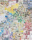 Nick Darmstaedter, Muff, 2013, magnets on steel panel