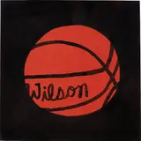Jonas Wood, B-Ball 14, 2008, acrylic, ink on paper