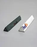 Walead Beshty, FedEx® Tube ©2005 FEDEX 139752 REV 10/05 SSCC, International Priority, Los Angeles-Colchester trk#794429615973, February 15-17, 2011’, 2011, laminated mirrorpane, Fedex shipping box