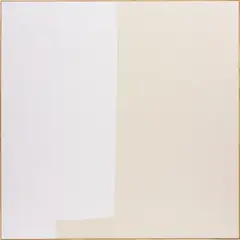 Untitled (Square, begin at one corner until complete) by Ethan Cook, 2014, hand woven cotton canvas, in artist's frame, offered Jun 2015