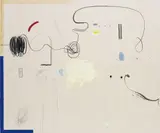 Christian Rosa, Untitled, 2014, charcoal, oil stick, oil, graphite on canvas