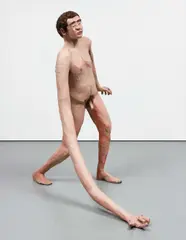 Ryan Trecartin, Abraham with the Long Arm, 2006, acrylic, papier maché, synthetic hair