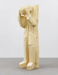 Valentin Carron, Gefoltert, 2009, styrofoam, fibreglass, resin and acrylic