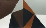 Andro Wekua, Taras Schewcenko, 2004, oil on canvas, in two parts
