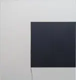 Callum Innes, Exposed Painting, Bluish Grey, 2000, oil on linen
