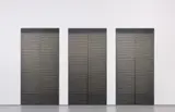 Ned Vena, Untitled (Triptych), 2011, vinyl on aluminum, in three parts