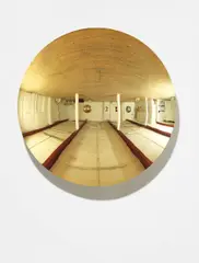 Untitled by Anish Kapoor, 2010, stainless steel, gold plating, sold Oct 2015