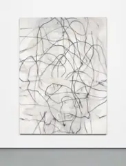 Untitled (Jazz death) by Christopher Wool, 2003, enamel on linen, sold Oct 2015