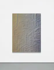 Tauba Auerbach, Untitled (Fold), 2011, acrylic on canvas