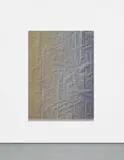 Tauba Auerbach, Untitled (Fold), 2011, acrylic on canvas