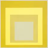 Josef Albers, Homage to the Square: Wide Sight (study), 1963, oil on masonite, in artist's frame