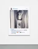 Untitled (portrait) by Richard Prince, 2014, Inkjet on canvas, sold Oct 2015