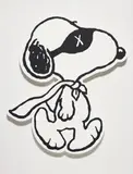 Kaws, Snoopy: Red Baron, 2014, acrylic on canvas, laid on panel