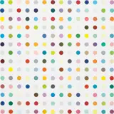Potassium Chloride ACS Reagent by Damien Hirst, 2004, household gloss on canvas, sold Oct 2015
