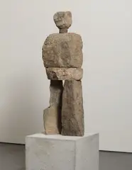 Ugo Rondinone, The Fascinated, 2013, bluestone, granite, steel