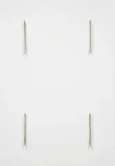 Richard Aldrich, Untitled, 2009, oil, wax, wood, linen on cut linen