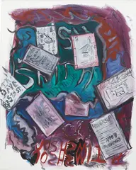 Josh Smith, Untitled, 2003, acrylic on canvas