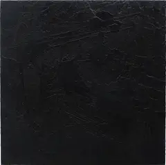 Cosmic Slop by Rashid Johnson, 2011, black soap, wax on board, sold Oct 2015