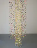 Pae White, Baby Suncloud, 2008, threads, colour-aid paper