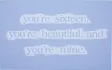 Ricci Albenda, You're Sixteen, You're Beautiful and You're Mine, 2010, acrylic on canvas panel