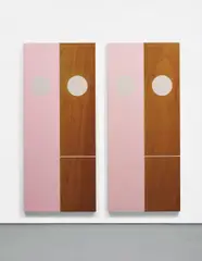 In the Home (Twice) I by Gary Hume, 2005, gloss paint on wood panel, sold Oct 2015