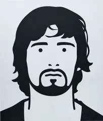 Gary Popstar by Julian Opie, 1998, vinyl, sold Oct 2015