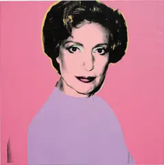 Andy Warhol, Doda Voridis, 1977, silkscreen inks on canvas