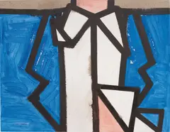Personal Distance (A) by Carroll Dunham, 2001-03, acrylic on canvas, sold Oct 2015