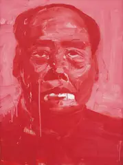 Timonier 009 by Yan Pei-ming, 1998, oil on canvas, sold Oct 2015