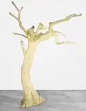 When the water went south for the winter it carried us down like storm driven gulls by Ugo Rondinone, 2003, cast resin, sold Oct 2015