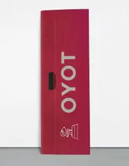 Tailgate (OYOT) Red by Kaz Oshiro, 2007, acrylic and bondo on canvas, offered Oct 2015