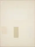 Ethan Cook, Untitled, 2013, hand woven cotton canvas, in artist's frame