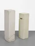 Theaster Gates, Stand-Ins for a Period of Wreckage 2 & 21, 2011, white concrete and porcelain