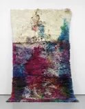 Anna Betbeze, Tower, 2012, acid dyes, watercolor, on wool