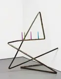 Mark Handforth, Untitled, 2004, steel and coloured wax candles