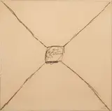 Antoni Tàpies, The Dog and the Buddha Large Drawing, 1973, graphite on paper