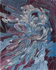 Naked Eye by Emilio Perez, 2010, acrylic and latex on wood panel, offered Oct 2015