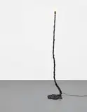 Franz West, Privat-Lampe des Künstlers II, circa 1989, welded iron, electrical fittings