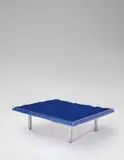 Yves Klein, Table Bleue, designed 1961, IKB pigment, glass, Plexiglas, steel, wood