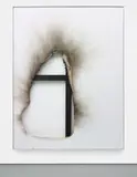Kasper Sonne, Borderline (New Territory) No. 44, 2014, industrial paint, fire, water and fixative on canvas